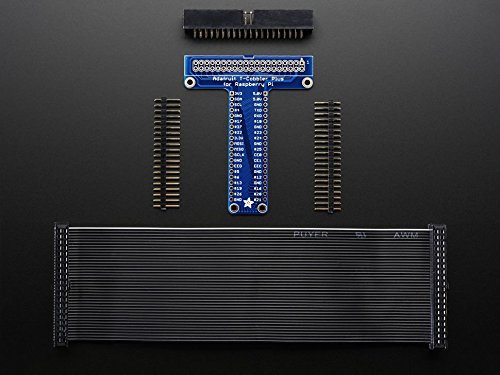 Adafruit Pi T-Cobbler Plus Kit - Breakout for Raspberry Pi A+/B+ with Headers, Jumpers, etc. - GPIO Connectivity - Single Board Computer Kit