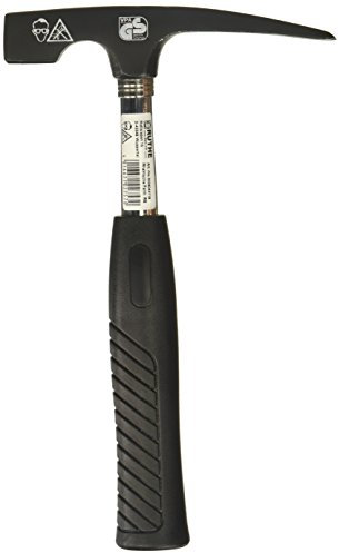 Ruthe 3006044119 Maurerhammer, Rheinische Form mit Stahlrohrstiel, 600 g