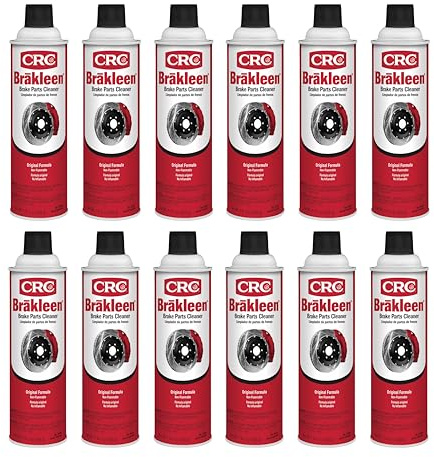 CRC Brakleen 1003706 Brake Cleaner Spray Non-Flammable, 19 oz, [12 Pack]