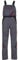PLANAM Latzhose HIGHLINE, Farbe schiefer/schwarz/rot, Größe 56