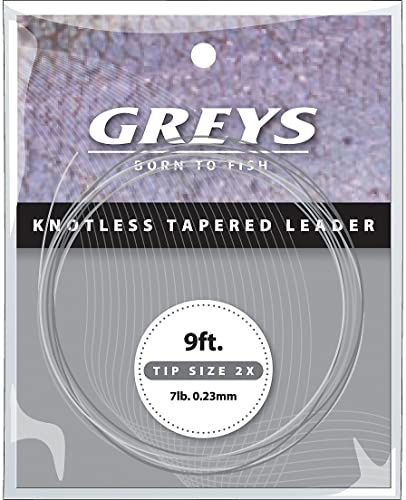Greys Knotless Tapered Leaders 9ft/10lb