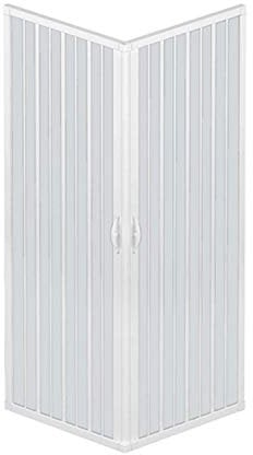 PVC Duschkabine 80x90 mit zentraler Öffnung Mod. Acquario