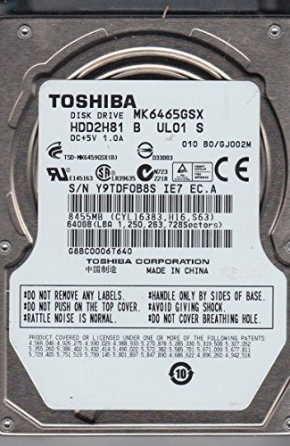 Toshiba 640GB SATA II 2.5 2.5 Serial ATA II - Disco Duro (2.5, 640 GB, 5400 RPM)