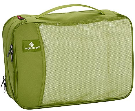 Eagle Creek Packtasche Pack-It Original Clean Dirty Cube platzsparender Wäschesack für die Reise, Grün (fern green), 36 cm