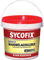 SYCOFIX Wandbelagskleber, Transparent, Stark, 1Kg, 1000ml, Eimer, Tapete, Wandkleber, Spray, Low Viscosity, Wasserfest, 12 Stunden Aushärtung, Kompatibel mit Wandbelägen, Tapeten, Farbe, Putz