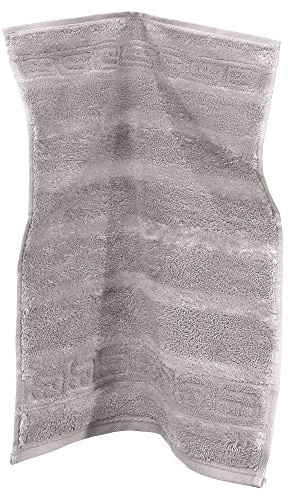 Cawö Gästetuch 1001 Noblesse Walk-Frottier hellgrau Größe 30x50 cm