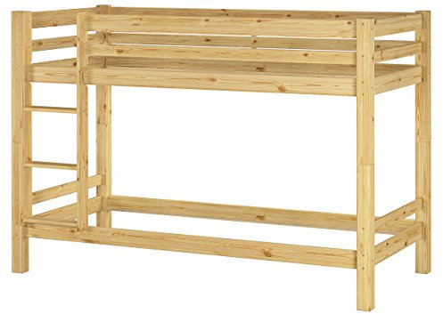 Erst-Holz® Kinderzimmer Etagenbett massiv Kiefer 90x200 Stockbett Hochbett Kinderbett 60.09-09oR