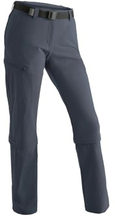 maier sports Arolla, Women's Hiking Trousers, Water-Repellent Trousers | For trekking and hiking, Dryprotec for quick drying, 2-in-1 zip-off design, Perfect for year-round wear