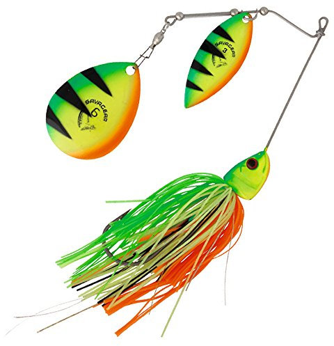 Savage Gear Da Bush Spinnerbait, Farbe:Firetiger, Größe/Gewicht:16cm / 32g