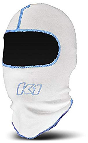 K1 Race Gear Coolmax Kopfsocke/Sturmhaube, belüftet, 17-CHV-W, Weiß