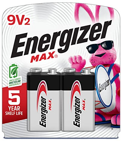 Energizer 522BP – Batteries (Alkaline, Prismatic, 9 V, Black, Silver)