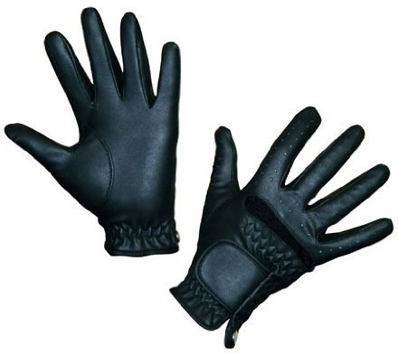 Kerbl 326739 Reithandschuhe Syntex, Gr. XL, schwarz