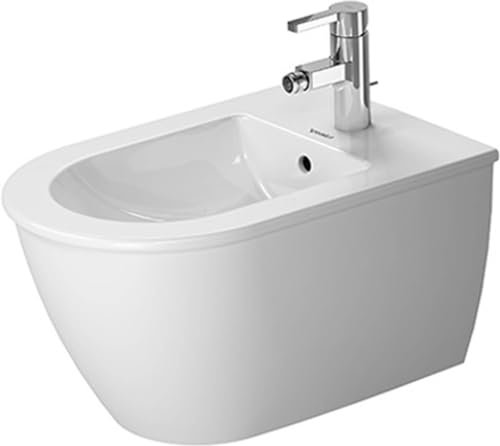 Duravit Wand Bidet Darling New 540 mm, 1 Hahnloch, weiss WonderGliss, 22491500001