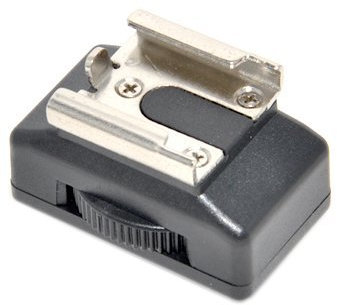 JJC MSA-9 Blitzschuh-Adapter mit Rändelrad und 1/4 Zoll-Außengewinde