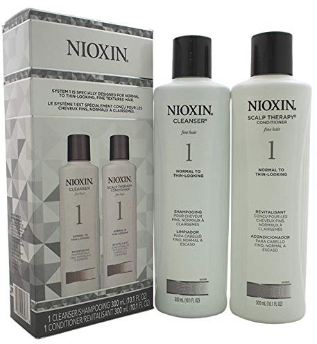 Nioxin System 1 Cleanser & Kopfhaut Therapie Normal – dünnes Haar Duo Set 10 oz
