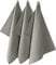 REDBEST Geschirrtuch, Küchentuch 3er-Pack Seattle, 100% Baumwolle grau Größe 50x70 cm - saugstarke, strapazierfähige Qualität, mit Aufhängung (weitere Farben)