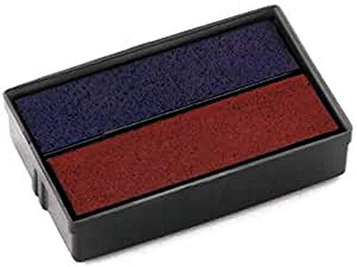 Colop Ersatzkissen rot/blau, 14 x 6 x 3 cm