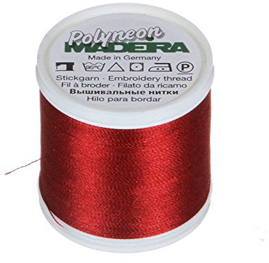 MADEIRA 9845-1981 Stickgarn, 2-lagig, Polyneon, Polyester, 40 W/135 D, Winterberry