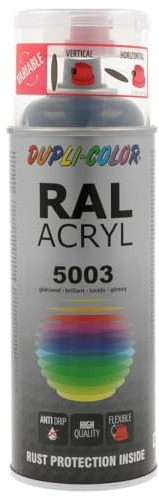 Dupli-Color 719394 Acryl-Spray, 400 ml, RAL3 Saphirblau Glanz