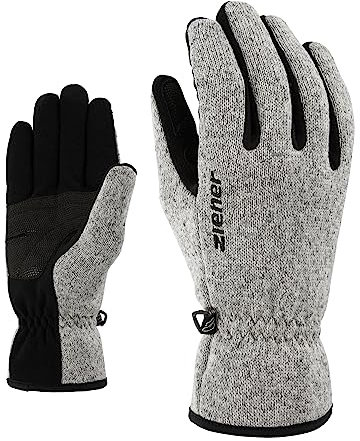 Ziener Erwachsene IMAGIO glove multisport Freizeit- / Funktions- / Outdoor-Handschuhe | atmungsaktiv, gestrickt, grau (grey melange), 9.5