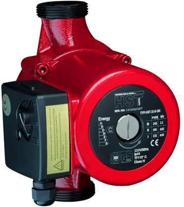 HST | Heizungspumpe | Umwälzpumpe | HST 25-80/180 mm | 8 Meter Förderhöhe