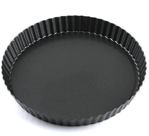 Z-Color 11 inch Non-Stick Loose Bottom Cake Mold Quiche Pan Chrysanthemum Pie and Cake Mould Pizza Pan