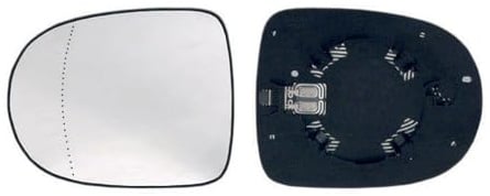 Alkar 6432176 Spiegelglas, Außenspiegel, geräuchert, body