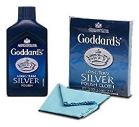 Goddards Polishing Kit Long Term Silver Polish Cloth and Silver Polish Cleaner JEWELLERY
