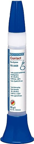 WEICON Contact VA 8406 Cyanacrylat-Klebstoff 30 g farblos | Sekundenkleber für Kunststoff