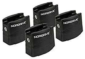 NORDRIVE N30002 Dachträger für Ford Doblò 5P 11/00>12/09/Ford Doblò Cargo 11/00>12/09, 4 Stück