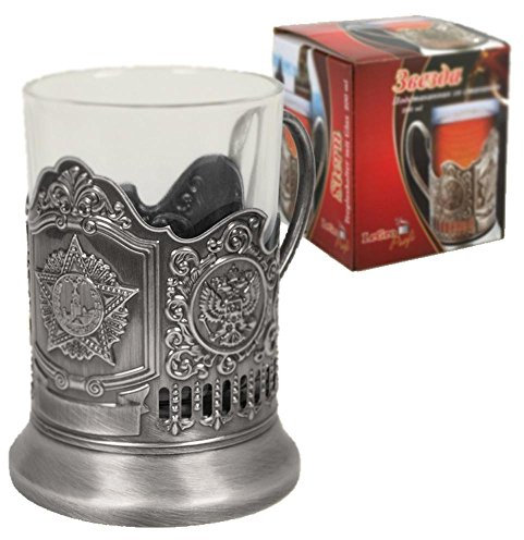 Teeglashalter mit Teeglas 200ml Stern