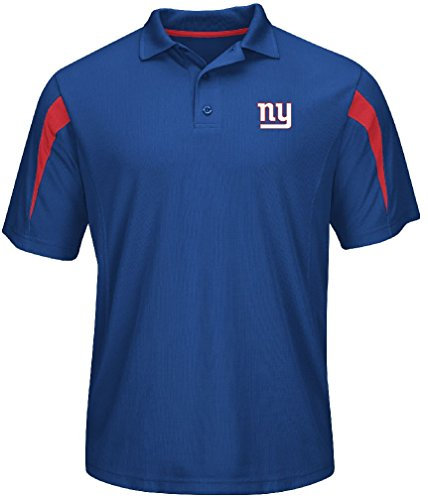 Majestic NFL New York Giants NY Polo Shirt Poloshirt Field Classic (S)