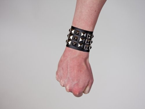Festartikel-Müller Nieten Armband Punker Armband Punk Vampir Gothic