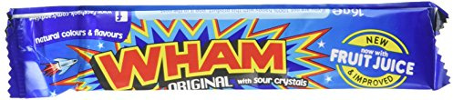 Wham Original Raspberry Flavour Chew Bar (25g) - Pack of 6