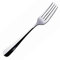 Genware Baguette 18/0 Cutlery Table Fork - Set of 12 - Stainless Steel Table Forks