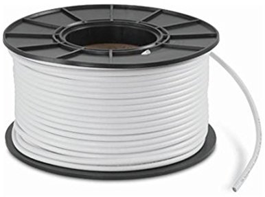TechniSat COAXSAT 120-4.6 – 100 Meter Spule Koaxialkabel (Schirmungsmaß 120 dB, 3-fach geschirmt, erfüllt EN 50117, Schirmungsklasse A+, mit Metermarkierung, hochwertiges Elektrolytkupfer) weiß