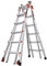 Little Giant Leitern, Geschwindigkeit mit Rädern, M26, 7,8 m, Multi-Positions-Leiter, Aluminium, Typ 1A, 136 kg Gewichtsklasse (15426-001)