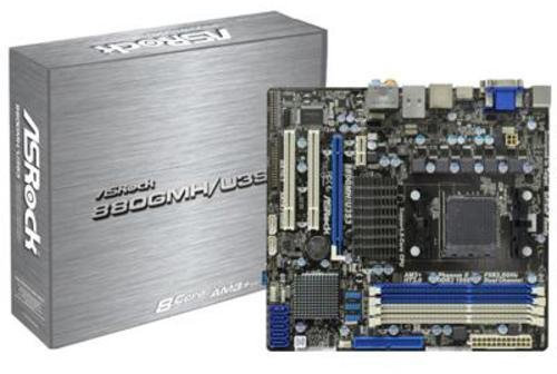 Asrock 880GMH/U3S3 Sockel AM3+ Mainboard (Micro ATX, AMD 880, 4X DDR3 Speicher, 2X USB 3.0)