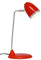 MAUL Schreibtischlampe LED Maulstarlet | Schreibtischlampe im Vintage Look | Stilvolle Lampe aus Metall mit 3000K Farbtemperatur | LED Tischleuchte mit Standfuß für Schreibtisch | Rot