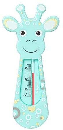 BabyOne Schwimmendes Badethermometer, Design: Giraffe, babysicher, Analog