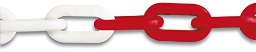 Chapuis BP2 Bobine de Kette Kunststoffkette, Polyethylen Ø 8 mm x 25 m rot/weiß