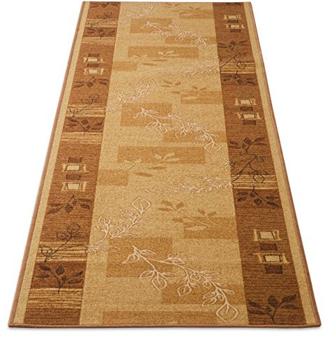 Teppichläufer Flur Läufer Brücke Teppich Agadir Akzent beige Meterware rutschfest 80 cm breit 80 x 120 cm Sale in 44 Größen