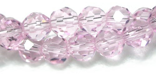 Pale Pink Czech Crystal Faceted Round Beads 4mm Strand of 93+ Pieces for Jewellery Making and More