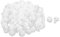 sourcing map 100Pcs Remaches de Vehículo Panel de la Puerta 14mm Grapa Blanco 8mm Agujero