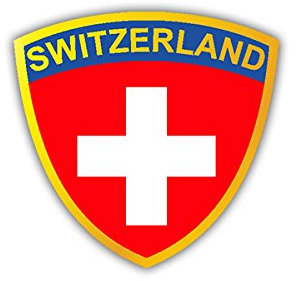 Aufkleber/Sticker Schweizer Armee Einheit Wappen Flagge Fahne 7x7cm A1217