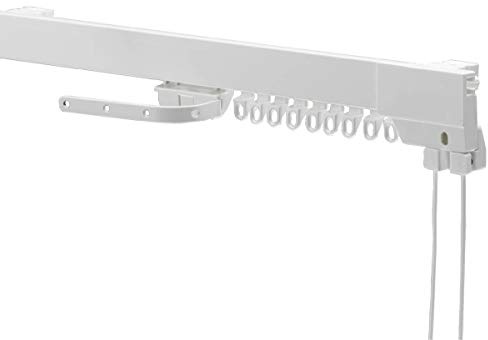 Swish Curtain Track Gliders, White, 10 Pack