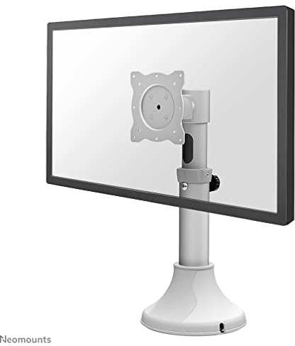 Newstar FPMA-D025SILVER Tilt/Turn/Rotate Desk Mount (grommet) for 10-30 Monitor Screen, Height Adjustable - Silver