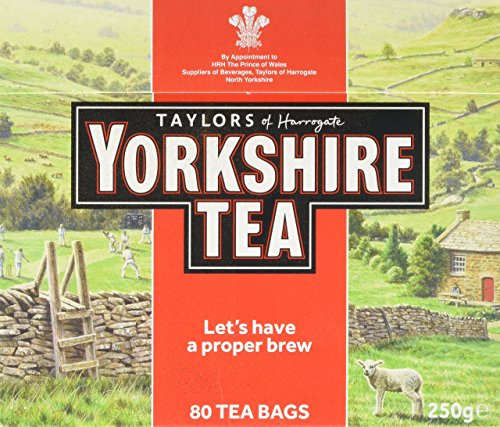 Taylors of Harrogate Yorkshire Tea 250grams (Pack of 80 Tea Bags)