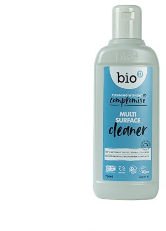Bio-D Multi Surface Cleaner | 750ml | Kills 99.9% of Bacteria | 100% Naturally Derived | Removes Grease | Vegan & Cruelty Free | Made in the UK