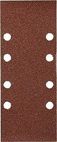 kwb Bandes abrasives 93x230 mm en corindon avec grain 120, encollage de haute qualité, support papier robuste, utilisation universelle pour le ponçage moyennement fin du bois et du métal